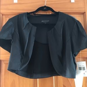 Black shoulder cover jacket